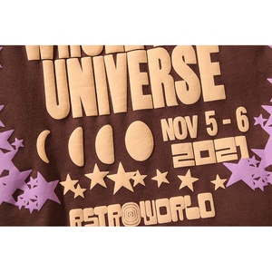 เสื้อยืดวินเทจพิมพ์ลายพัฟสำหรับผู้ชายเสื้อยืดผ้าฝ้าย100% ฤดูร้อนเสื้อยืดคอกลมฮิปฮอปทรงหลวมเสื้อยืดผู้ชาย - Product Image 3