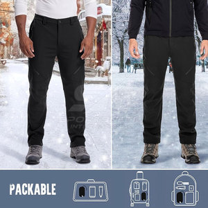 Vêtements d'aventure en plein air respirants avec tissu extensible, coupe confortable, pantalon softshell pour les voyages, pantalon softshell - Product Image 6