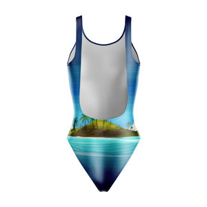 Maillot de bain une pièce personnalisé pour femme, combinaison de bain à sublimation numérique, séchage rapide, vêtements de plage, vente en gros, usine OEM - Product Image 3
