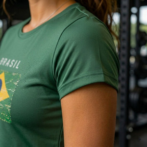 Camiseta corta de punto elástico con bandera nacional personalizada para mujer, suave, antipilling, estilo Y2K - Product Image 4