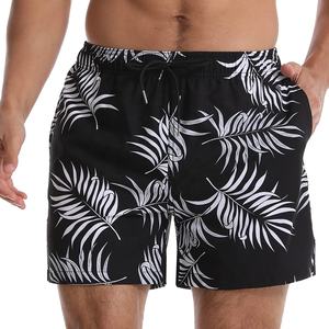QUICK DRY 2024 shorts homme vente en gros OEM service motif personnalisé imprimé mens maillots de bain séchage rapide shorts de plage avec poches - Product Image 2