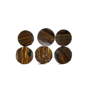 Posavasos de ojo de tigre de alta calidad en oferta, posavasos redondos de piedra de cristal para bebidas de mesa con soporte para café para el hogar - Product Image 2