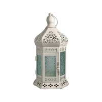 Lanterne à bougie marocaine élégante en fer et laiton doré, design ajouré complexe, faite à la main, suspendue, écologique, durable, décoration d'intérieur