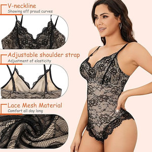 Traje de Baño Enterizo de Alta Calidad para Mujer, Tela Transparente Elástica, Estilo Simple, para Playa, Verano - Product Image 2