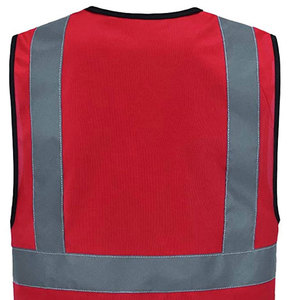 เสื้อกั๊กนิรภัยรุ่นใหม่สำหรับผู้ชาย บริการ OEM สะท้อนแสง ขายดีที่สุด เสื้อกั๊กป้องกันเพื่อความปลอดภัยในการทำงาน - Product Image 4