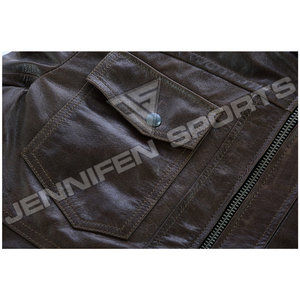 Chaqueta de Motociclista de Cuero para Hombre, Chaqueta de Motociclista con Protección Blindada CE, Chaqueta de Carreras, Servicio OEM - Product Image 5