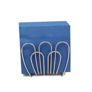 Porte-serviettes en fer fait main, style minimaliste scandinave, organiseur de serviettes de qualité supérieure, support de table moderne pour salle à manger, cuisine, restaurant - Product Image 1