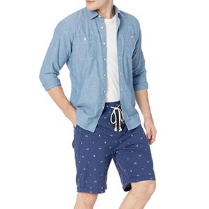 Shorts pour hommes, coupe classique décontractée, avec cordon de serrage, shorts d'été en vente, nouveaux shorts pour hommes personnalisés, shorts de sport et de course - Product Image 1