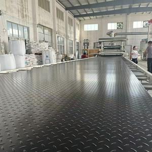 แผ่นปูพื้นแบบชั่วคราว4x8 HDPE สำหรับปูทางถนนแผ่นปูพื้นสำหรับอุปกรณ์หนัก - Product Image 6