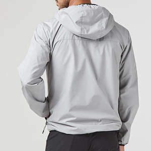Chaqueta Deportiva Ligera Cortavientos con Cremallera, Impermeable, Transpirable para Hombre - Product Image 1