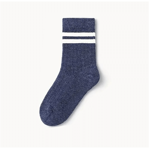 Chaussettes créatives unisexes en coton de couleur unie, sans coutures, toutes saisons, séchage rapide, en spandex, blanches, pour le sport, en maille, par BS - Product Image 3