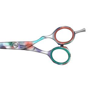 Ensemble professionnel de ciseaux de coiffure chirurgicaux Morje, peignes, brosse, cape, étui, acier inoxydable 4Cr13, 28 dents, droit, tranchant, réutilisable - Product Image 5