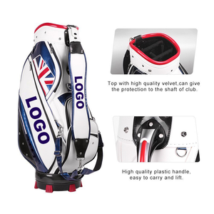 Sacs de golf professionnels en cuir PU imperméable de haute qualité pour hommes – Sacs de golf professionnels avec logo OEM et couleurs personnalisées - Product Image 5