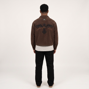 Chaqueta Camisera Texturizada Bordada con Tachuelas y Remaches para Hombre, Estilo Urbano, Etiqueta Personalizada OEM - Product Image 2