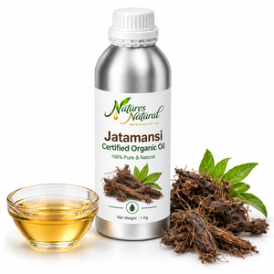 Aceite Prensado en Frío Orgánico Certificado Jatamansi, Ingrediente Botánico Nardostachys Jatamansi, Cuidado Natural de la Piel, Cabello y Cuidado Personal - Product Image 1