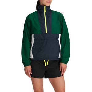 Ensemble coupe-vent sur mesure pour femmes grandes tailles, au-dessus du genou, uni, 100% coton, respirant, écologique, vente en gros - Product Image 1