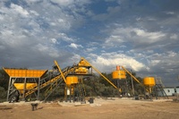 Centrale à béton mobile Zeyu YHZS60 60m³/h, centrale de malaxage compacte et portable pour travaux temporaires et relocalisation facile