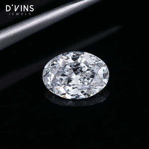 เพชร D'vins Jewels รูปไข่ 2 กะรัต เพชรเลี้ยงในห้องปฏิบัติการ สี D 789456 พร้อมใบรับรอง สำหรับทำเครื่องประดับ - Product Image 1