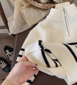 Cárdigan de Punto a Mano para Bebés y Niñas Pequeñas, Primavera-Otoño, 100% Algodón, Manga Abullonada, Venta al Por Mayor - Product Image 5