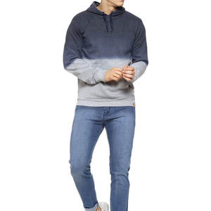 เสื้อสเวตเตอร์มีฮู้ดสีไล่ระดับสำหรับผู้ชาย แขนยาวแบบปกติ สไตล์ฤดูใบไม้ร่วง - Product Image 4
