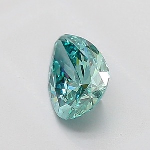 Diamant en forme de poire vert vif fantaisie de 0,77 ct, clarté VS2, coupe excellente, diamant certifié pour bijoux fins - Product Image 3