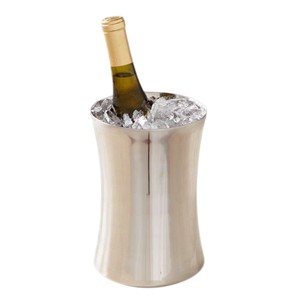 Enfriador de botellas de vino de acero inoxidable de doble pared y alta calidad, para champán, ideal para el hogar, bares y fiestas. - Product Image 2