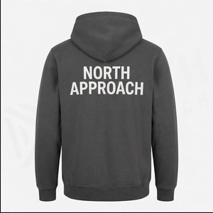 เสื้อสเวตเชิ้ตมีฮู้ดซิปหน้าสำหรับผู้ชาย แบรนด์ North Approach สีพื้น ผ้าฟลีซ สวมใส่สบาย มีกระเป๋าหน้า ทรงปกติ เหมาะสำหรับใส่ในฤดูใบไม้ร่วง - Product Image 2