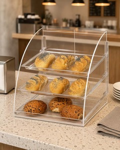 Vitrina Moderna Personalizada para Pasteles y Postres de Acrílico con Acabado Brillante, de Uso Exterior y Autoportante - Product Image 5