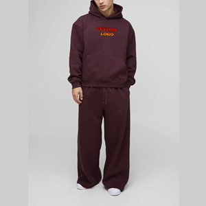 Vente Flash : Ensemble Survêtement Unisexe Streetwear pour Homme – Pantalon de Jogging et Sweat à Capuche Oversize en Coton avec Impression Personnalisée - Product Image 4