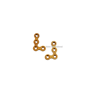 Plaque chirurgicale osseuse bio-compatible en titane, mini-plaque en L, droite et gauche, 4 trous, pour réparation de fracture mandibulaire et maxillaire - Product Image 6