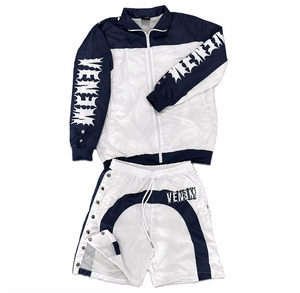 Ensemble survêtement deux pièces brodé personnalisé pour femme, coupe-vent d'hiver, doublure polaire 100 % coton, à capuche - Product Image 2
