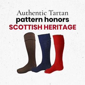 Premium Quality Mens Scottish Kilt Hose <b>Socks</b> Traditional Highland Wool Blend <b>Long</b> Length Custom Wholesale Supply - Product Image 6