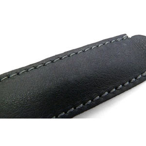 Étui en cuir de haute qualité pour lime à ongles ou outils |   Étui de protection en cuir de vache véritable |   Support pour manches longues 15 x 2,25 cm - Product Image 4