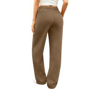 Winter Women Warm Inner Fleece Sweatpants Thick Jogger Pants Workout Trousers Solid Color With Pockets Running Casual Pants - Product Image 3
