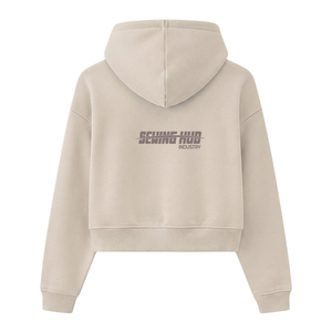 เสื้อฮู้ดผู้หญิงสำหรับฤดูหนาว สไตล์ลำลอง สตรีทแวร์ ทรงหลวม ระบายอากาศได้ดี เป็นมิตรกับสิ่งแวดล้อม ผ้าถัก กันลม ราคาประหยัด - Product Image 2