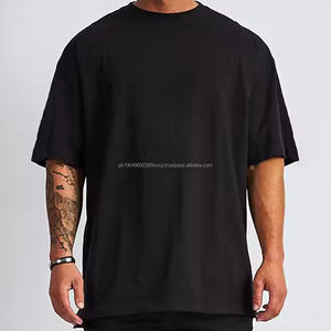 T-shirts unisexe 100 % coton 240 g/m² de haute qualité, très populaires, coupe oversize à épaules tombantes, séchage rapide, respirants, avec gaufrage - Product Image 4