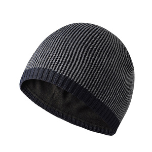 Bonnet d'hiver personnalisé pour homme avec doublure polaire, bonnet de pêcheur tricoté épais et chaud avec cache-oreilles, casquette thermique coupe-vent pour l'extérieur et la neige - Product Image 5