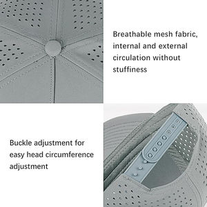 Casquettes de sport personnalisées de haute qualité pour hommes et femmes, casquette de baseball ajustée imperméable pour les sports de plein air, vente en gros OEM - Product Image 4