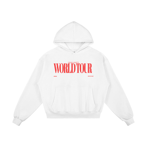 Custom 400gsm European <b>American</b> High Street Style Hip Hop Streetwear Drop Shoulder Boxy Graphic Dtg Print Pullover <b>Hoodie</b> - Product Image 2