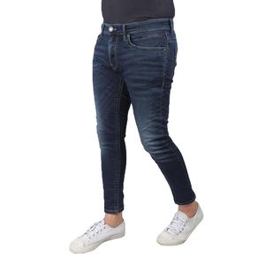 Jean en denim pour homme, coupe droite, coton et élasthanne de qualité supérieure, délavé, avec fermeture éclair, service OEM, personnalisation de marque. - Product Image 6