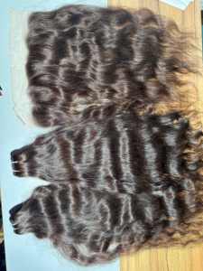 Extensiones de Cabello Humano Natural con Ondas Premium y Textura Suave para Mayor Volumen y un Peinado Glamuroso Diario sin Esfuerzo - Product Image 3