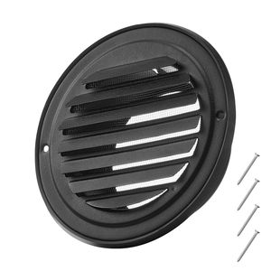Copertura per Bocchetta di Ventilazione Rotonda da 4 Pollici in Acciaio Inox Premium con Griglia di Protezione - Product Image 1