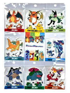 Pegatinas de Evolución de Pokémon de Élite, Diseño Aleatorio, Material Escolar para Niños, Decoración de Anime y Dibujos Animados, Venta al por Mayor - Product Image 1