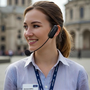 [EARZONE] Système audio pour visites de musées, connexion de récepteurs illimitée, écoute ouverte, guide audio sans fil LiberLink - Product Image 1