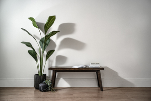 Chaise de salle à manger minimaliste en bois massif, style Mid-Century Modern, avec pieds coniques, pour cuisine, salle à manger, bureau à domicile, bout de lit - Product Image 2