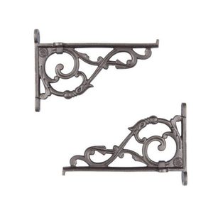 Soporte de estante de hierro fundido estilo puente antiguo de Dhanvi Export - Conectores y soportes para estantes - Product Image 3