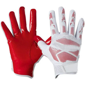 Guantes de Fútbol Americano Transpirables y Ligeros, Más Vendidos, Agarre Antideslizante, Diseño Profesional de Dedo Completo, Alta Calidad - Product Image 1