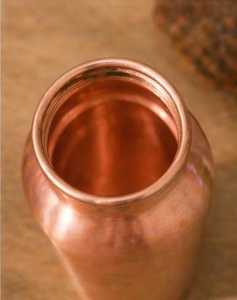 BURAQ HANDICRAT Copper Water <b>Bottle</b> 1L Design for Travel - Product Image 6