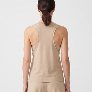 Camiseta sin mangas para mujer, corte holgado, transpirable, para gimnasio, yoga, entrenamiento, con aberturas anchas en los brazos, ropa deportiva, venta al por mayor - Product Image 2