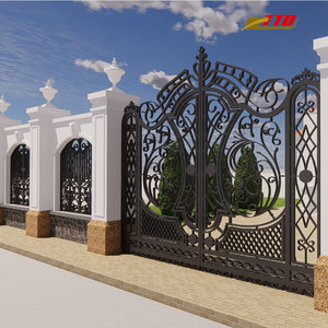 Puertas de Hierro Forjado Resistentes y Estilos Modernos de Puertas Metálicas: Encuentre la Puerta de Acero Personalizada Perfecta para Casas y Propiedades Elegantes En todo el mundo. - Product Image 4